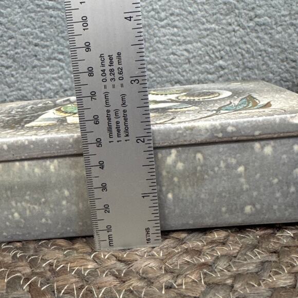 VTG Sascha Brastoff Porcelain Trinket Box Hand Painted Numbered MCM Elephant - Picture 4 of 9